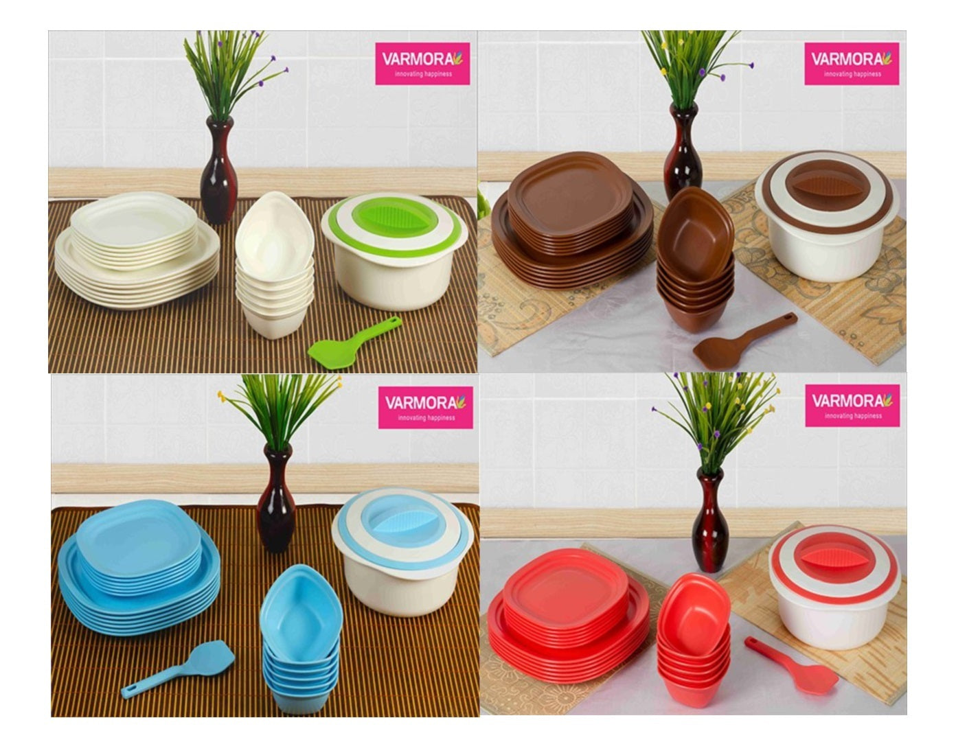 21Pc Outdoor Dinner Set - Indoor/Outdoor