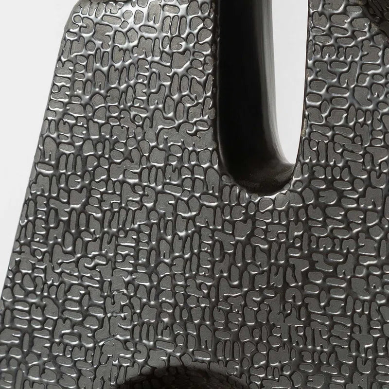 Ripalda Ceramic Sculpture Decoration for Living Room, Textured Sculpture Home Decor