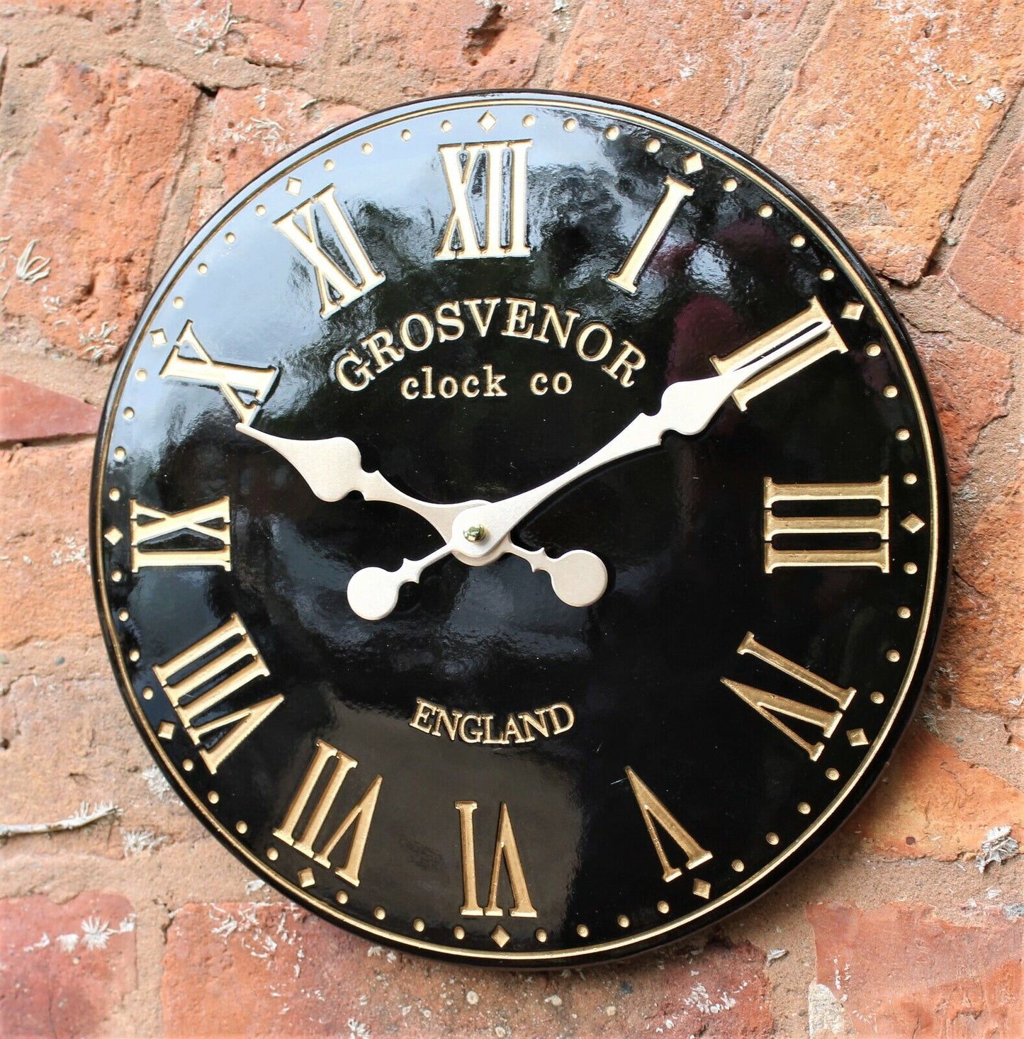 Outdoor Indoor Garden Wall Clock Station Hand Painted Church Clock Home Decor