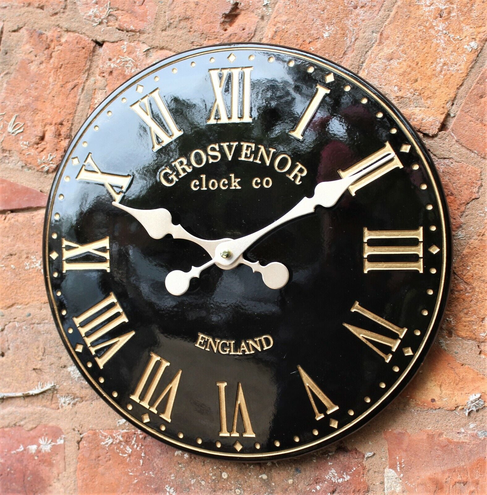 Outdoor Indoor Garden Wall Clock Station Hand Painted Church Clock Home Decor