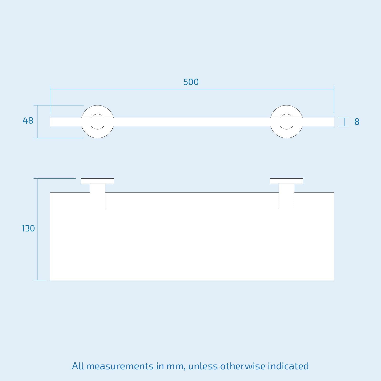 Modern round Black Matte Bathroom Accessories