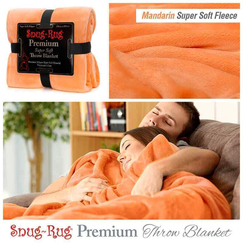 Large Blanket Fleece Throw Sofa Bed Luxury Soft Warm for Winter Single Double UK