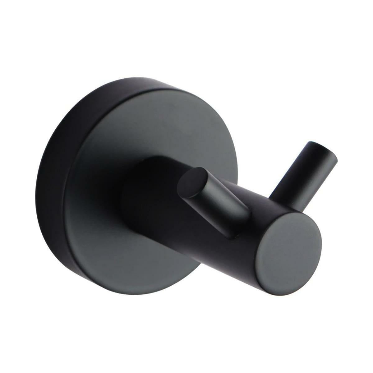 Modern round Black Matte Bathroom Accessories