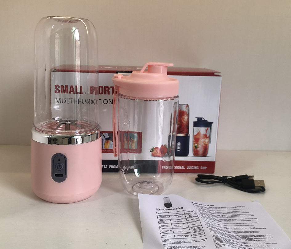 6Blade Portable Blender Mini Juicer Cup Extractor Smoothie USB Charging Fruit Squeezer Blender Food Mixer Ice Crusher Portable Juicer Machine