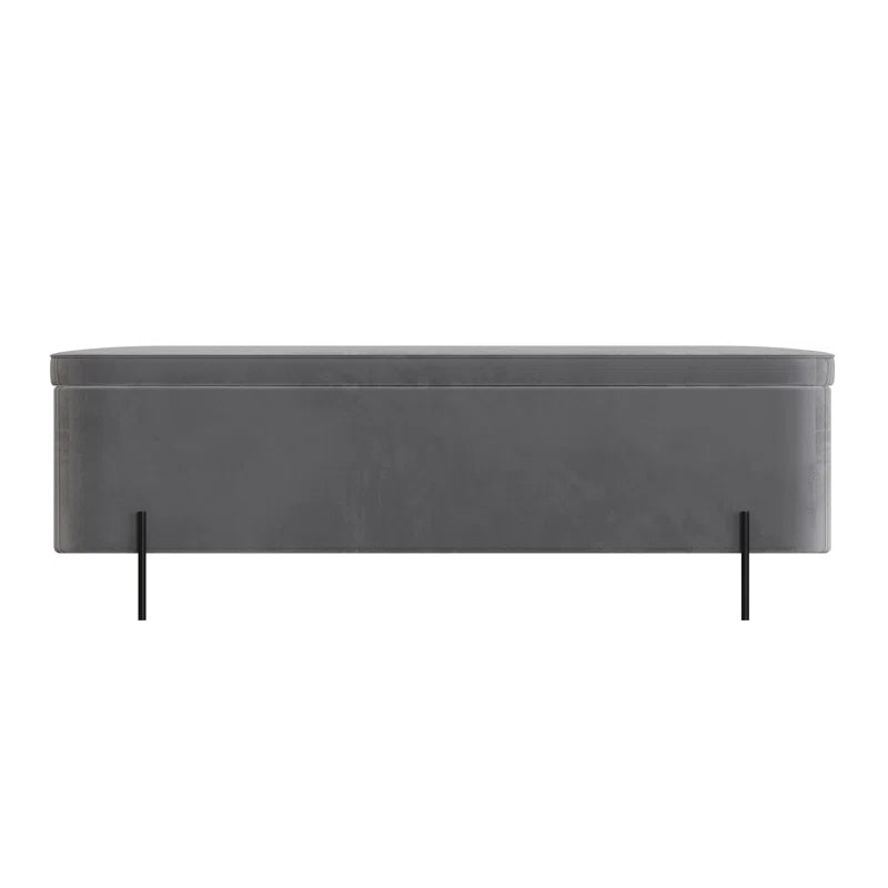 Analisha Velvet Upholstered Storage Bench