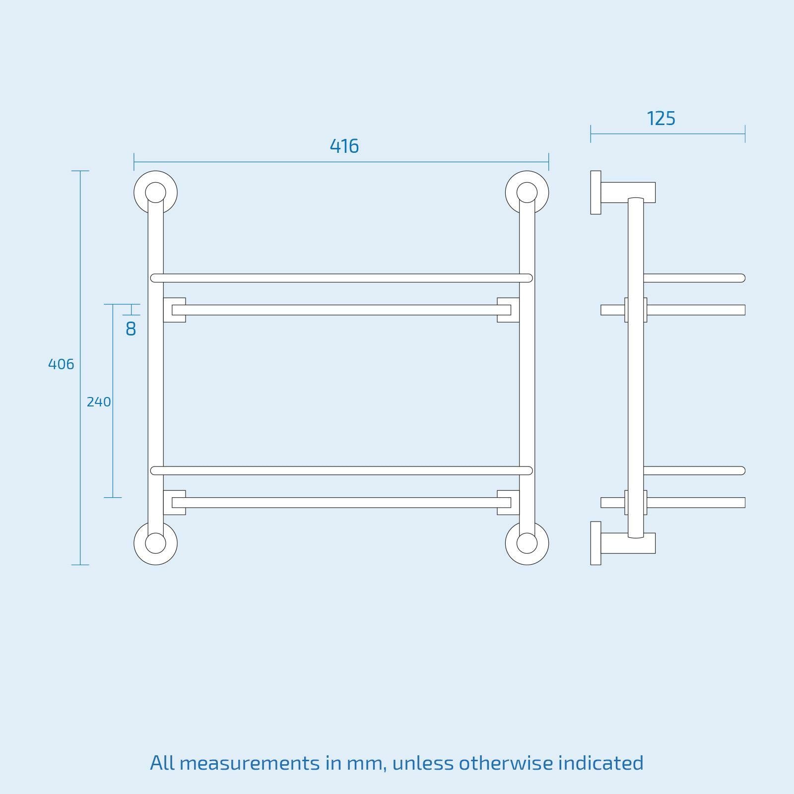 Modern round Black Matte Bathroom Accessories