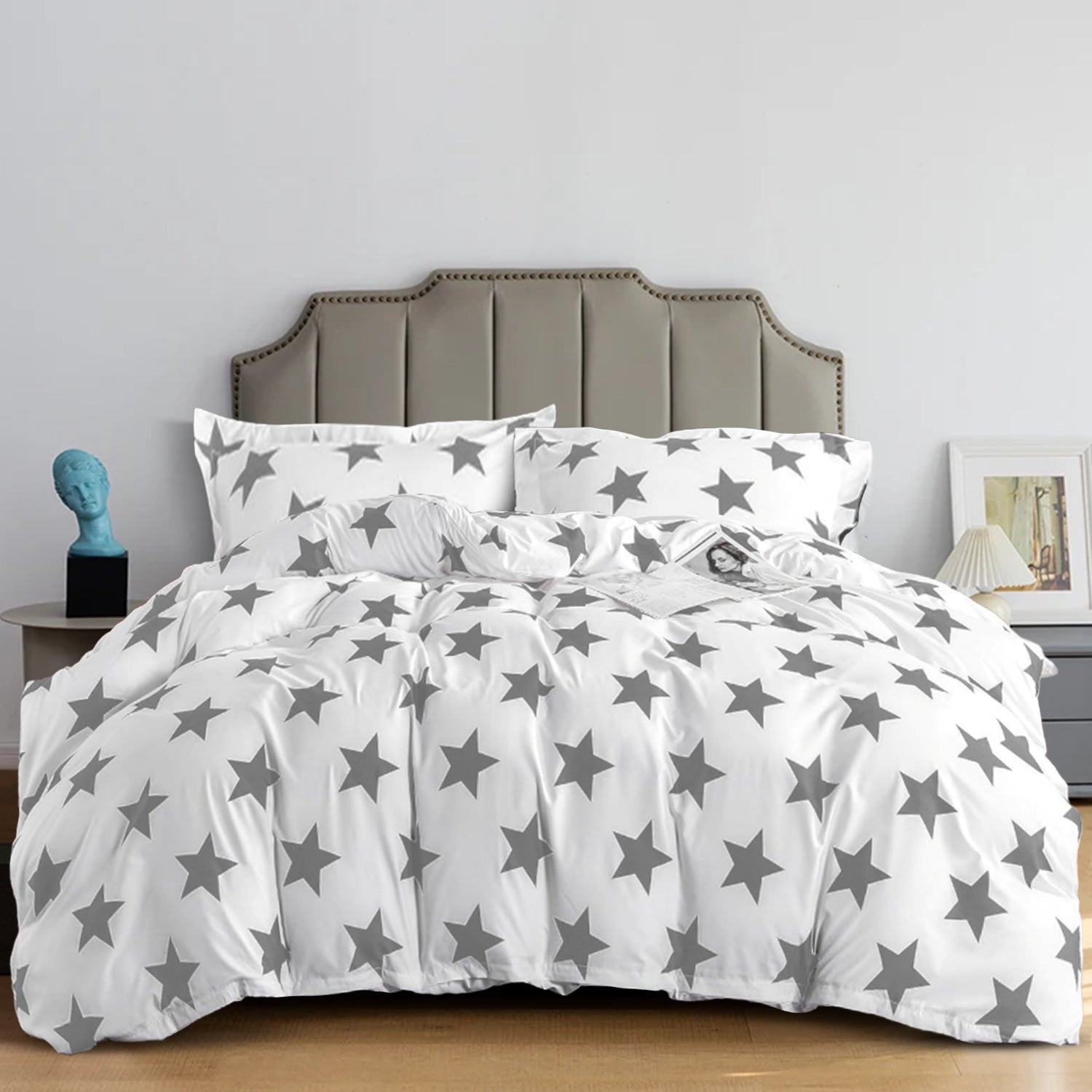 Luxury Reversible Duvet Cover Quilt Cover Bedding Set Single Double King Size