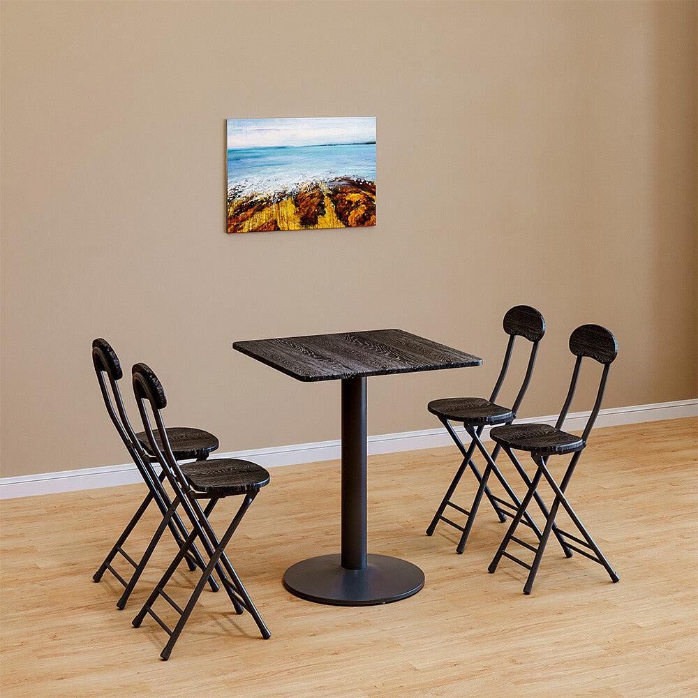Small Round/Square Dining Table Breakfast Kitchen Living Room Cafe Furniture