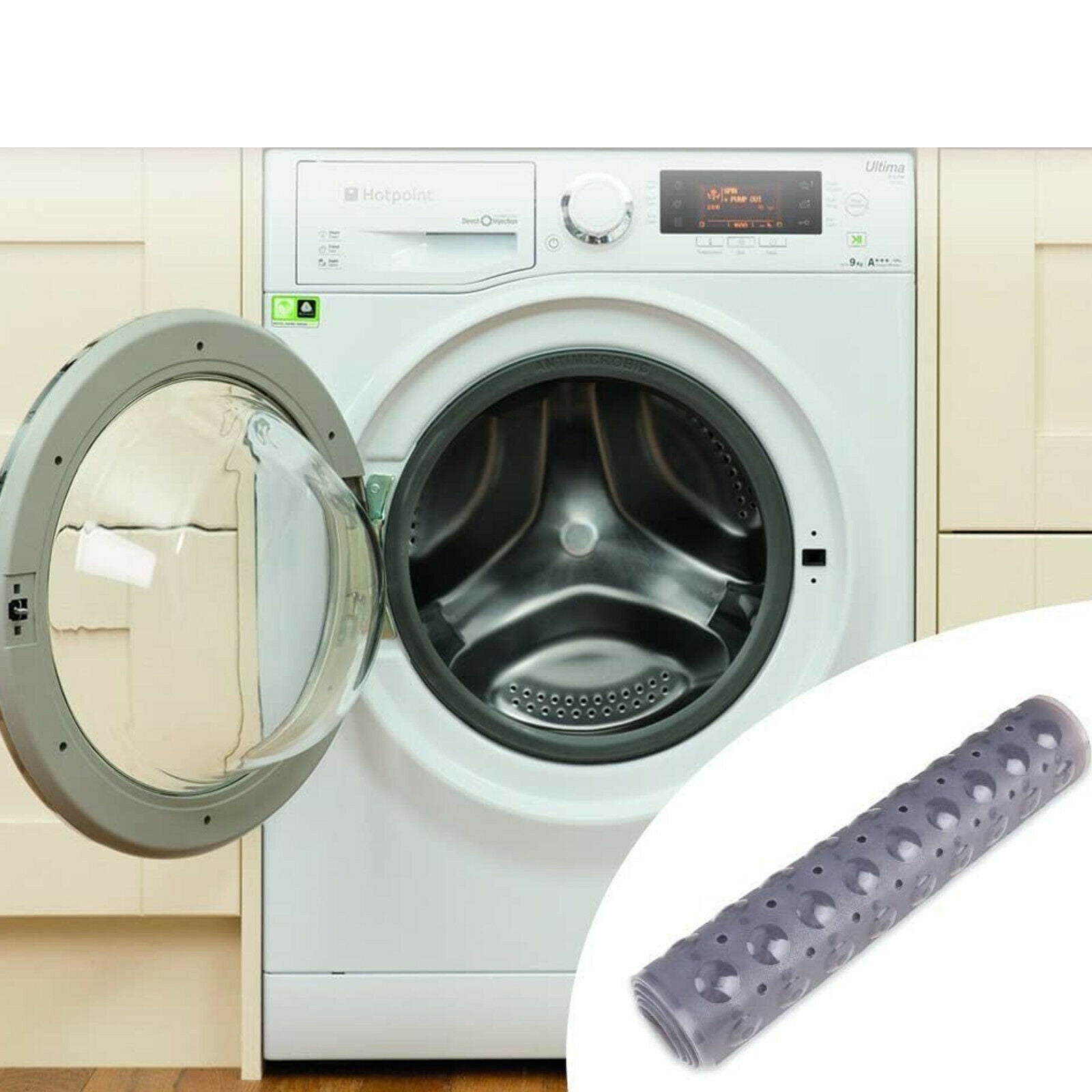 EXTRA LARGE NON-SLIP BATH MAT BATHTUB BATHROOM SHOWER MAT RUBBER STRONG SUCTION