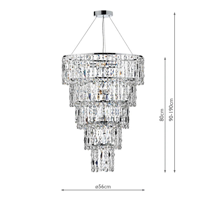 Anberlin 6 - Light Crystal Chandelier