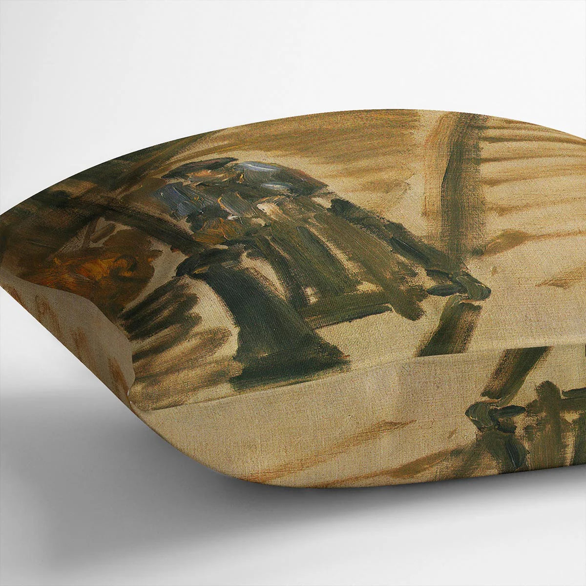 Rue Mossnier with Knife Grinder by Manet Cushion