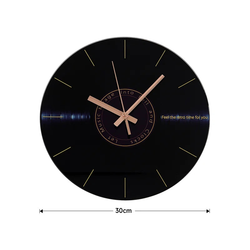 Taburao Glass Wall Clock
