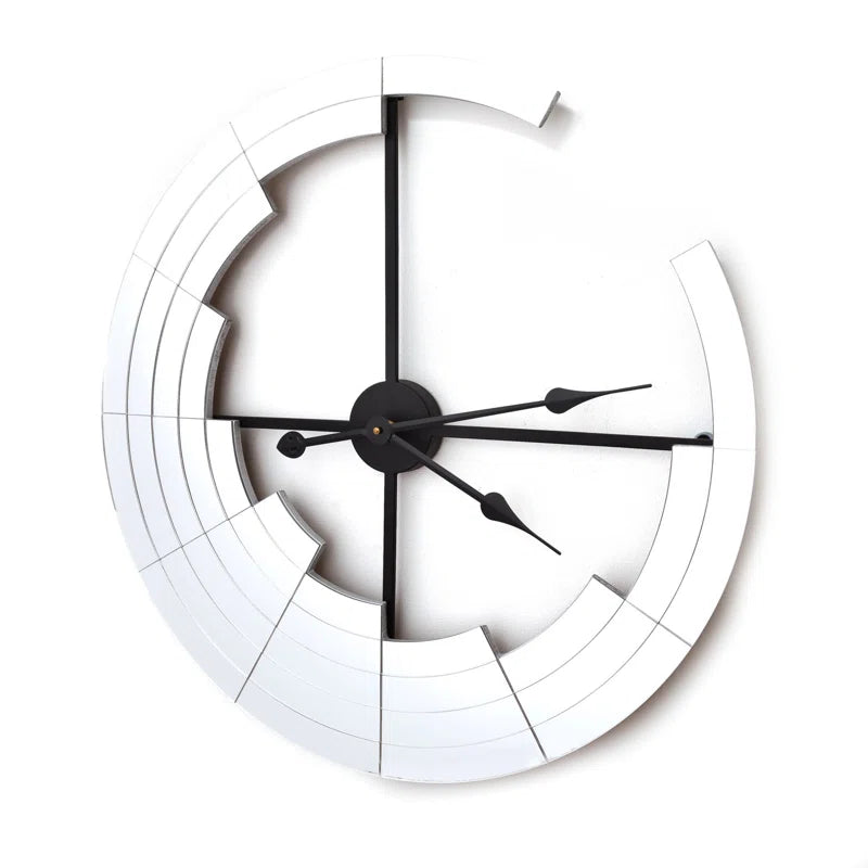 Huebsch Glass Wall Clock