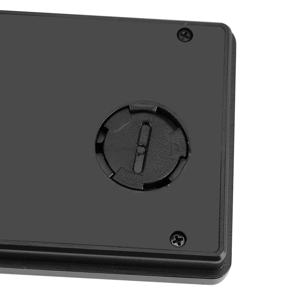 Digital Car Dashboard Clock Ultra-Thin LED Alarm Clock Battery Operated Portable Timer Sticker Adhesive Pad Clock Date Calendar