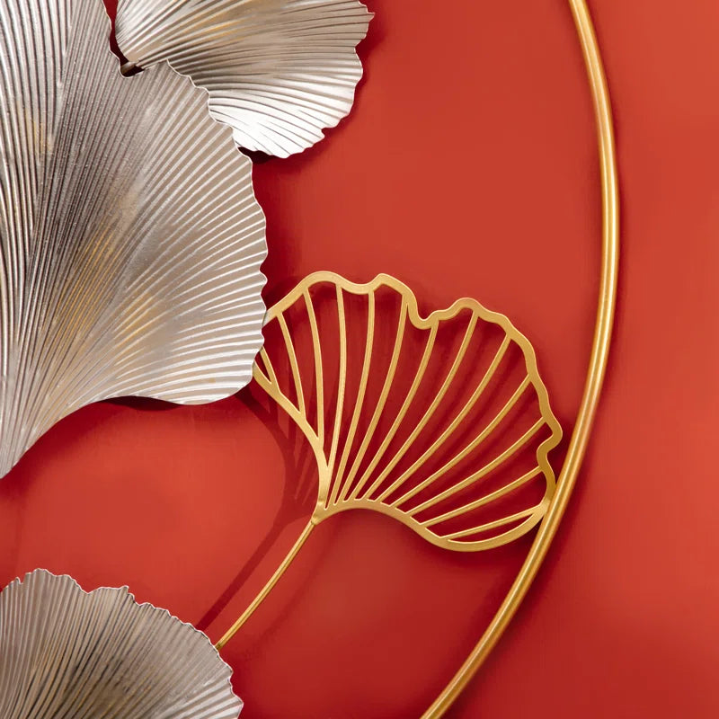 Glam Abstract Wall Decor on Metal