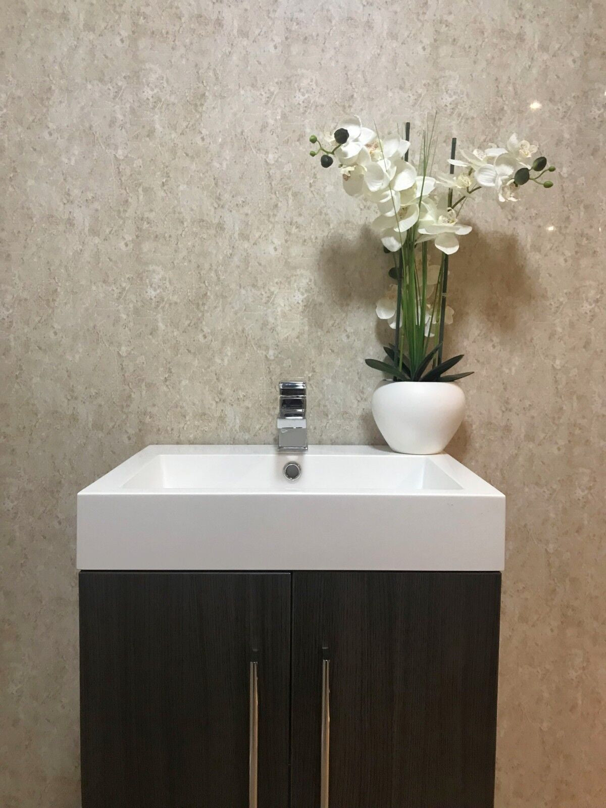 10 White Black Grey Sparkle & Marble Shower Wall Panels PVC Bathroom Cladding