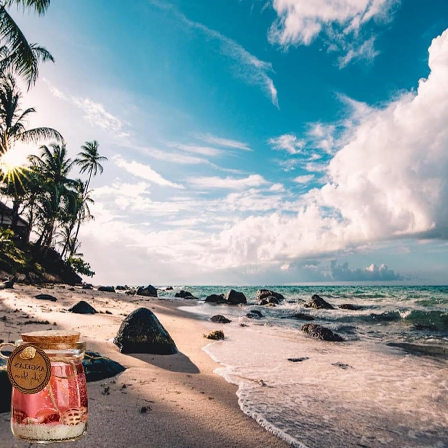 Aromatherapy Candles, Sea Theme Gel Candle, Home Air Freshener, Aromatherapy Jar Candles for Creating Relaxing Ambience