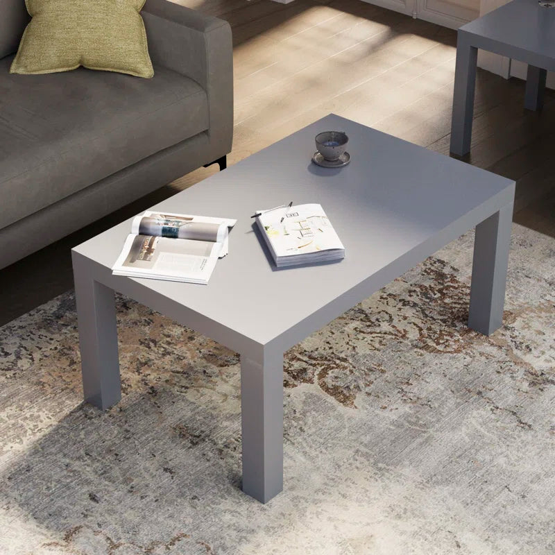 Modern Coffee Table with 4 Legs Living Room Home Furniture