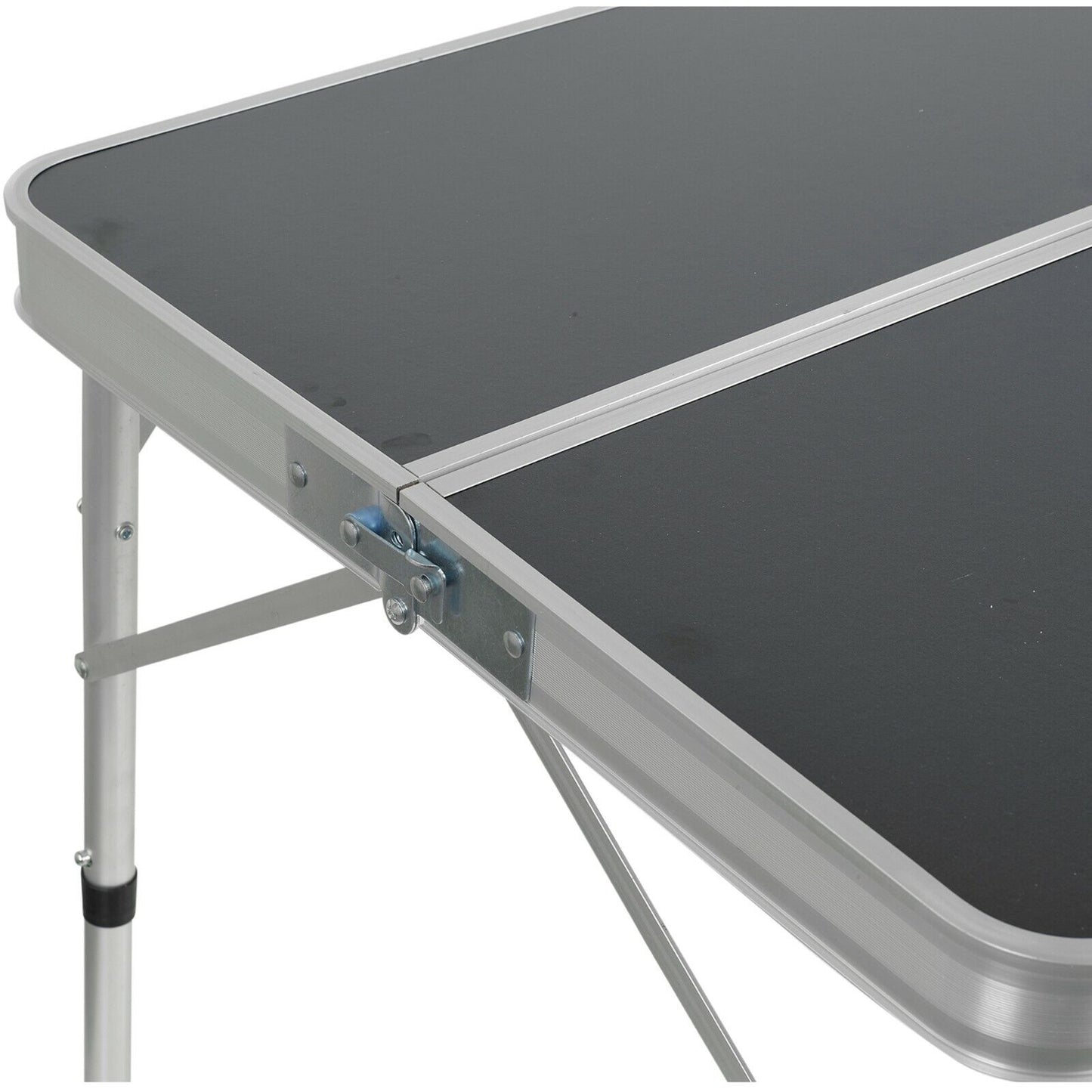 Portable Foldable Camping Picnic Table Bench Set Outdoor Metal BBQ Stool Stable