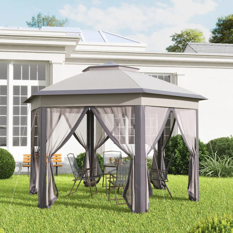 Milanna 3M X 4M Metal Patio Gazebo