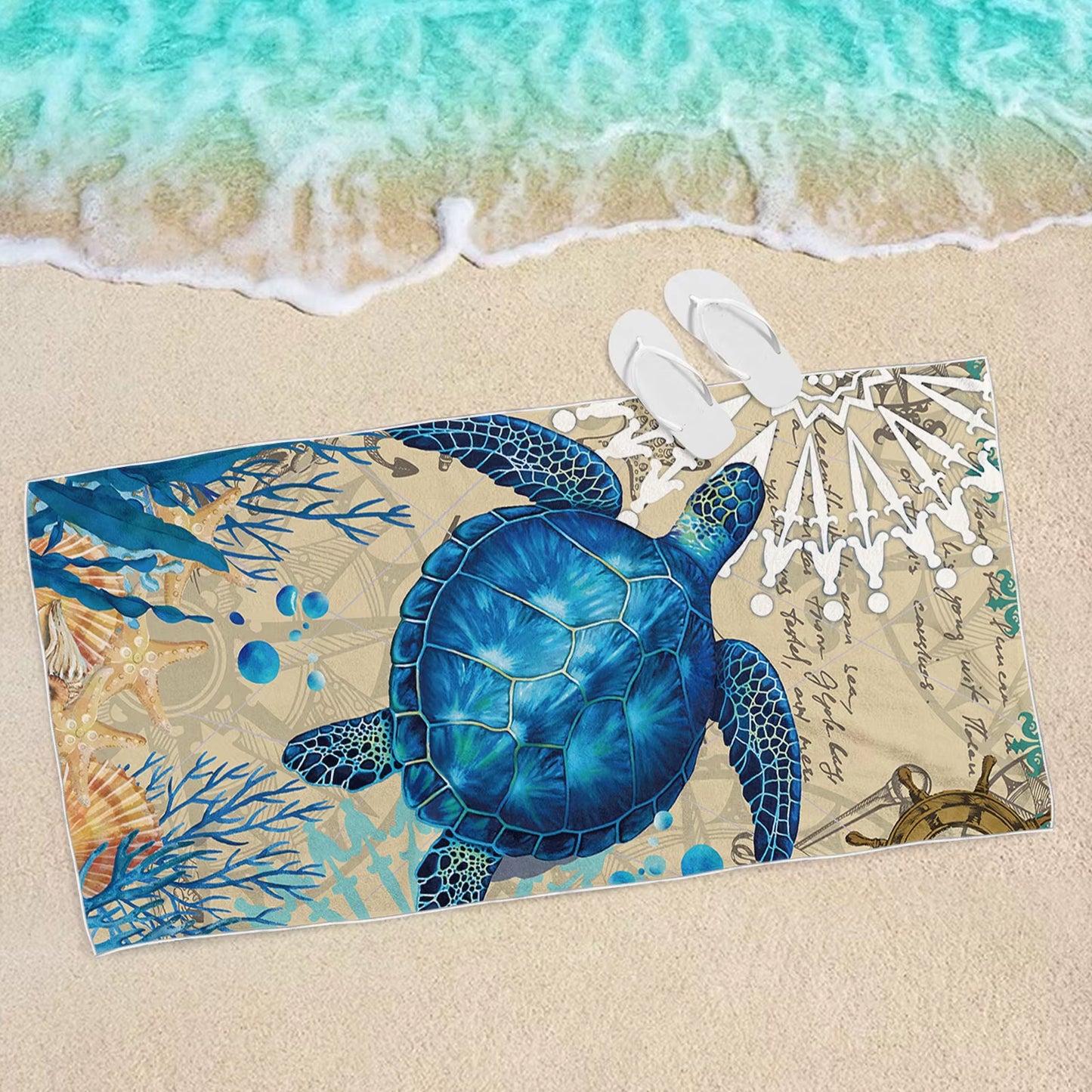 Water Absorbent Quick Drying Beach Towel Sun Shawl Yoga Towel Swimming Running Quick Drying Towel Super Light and Thin