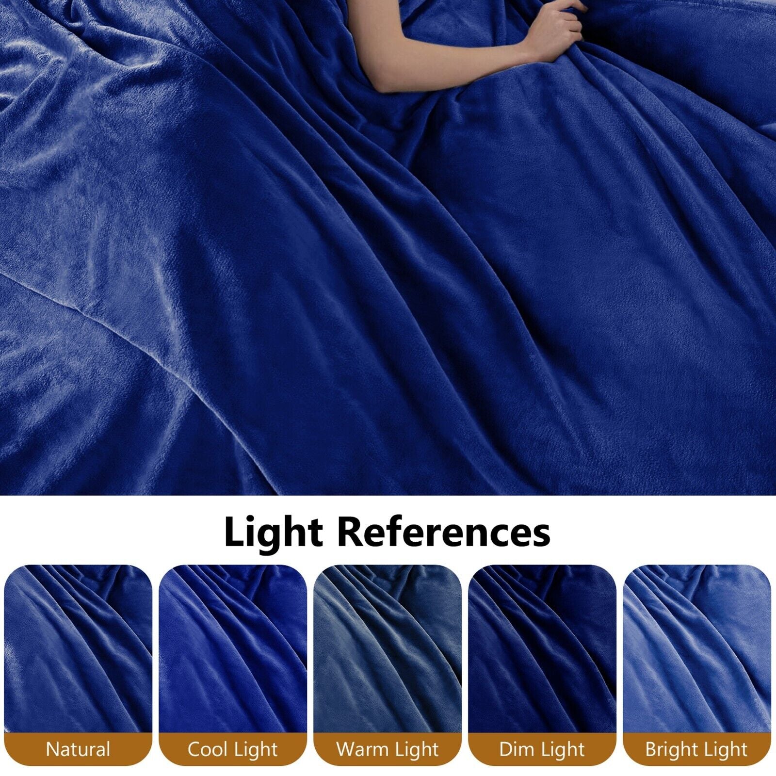 Large Fleece Blanket Throw Reversible Soft Warm Bed Sofa Blanket Double & King