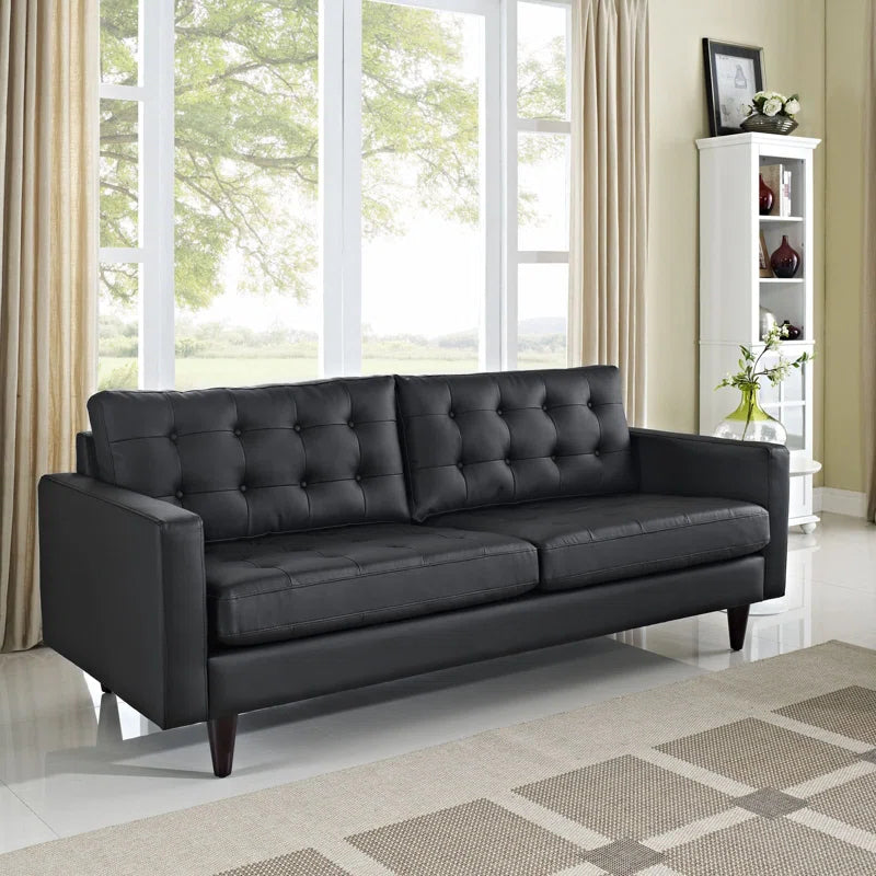 Orfield Leather 2 Piece Living Room Sofa Set