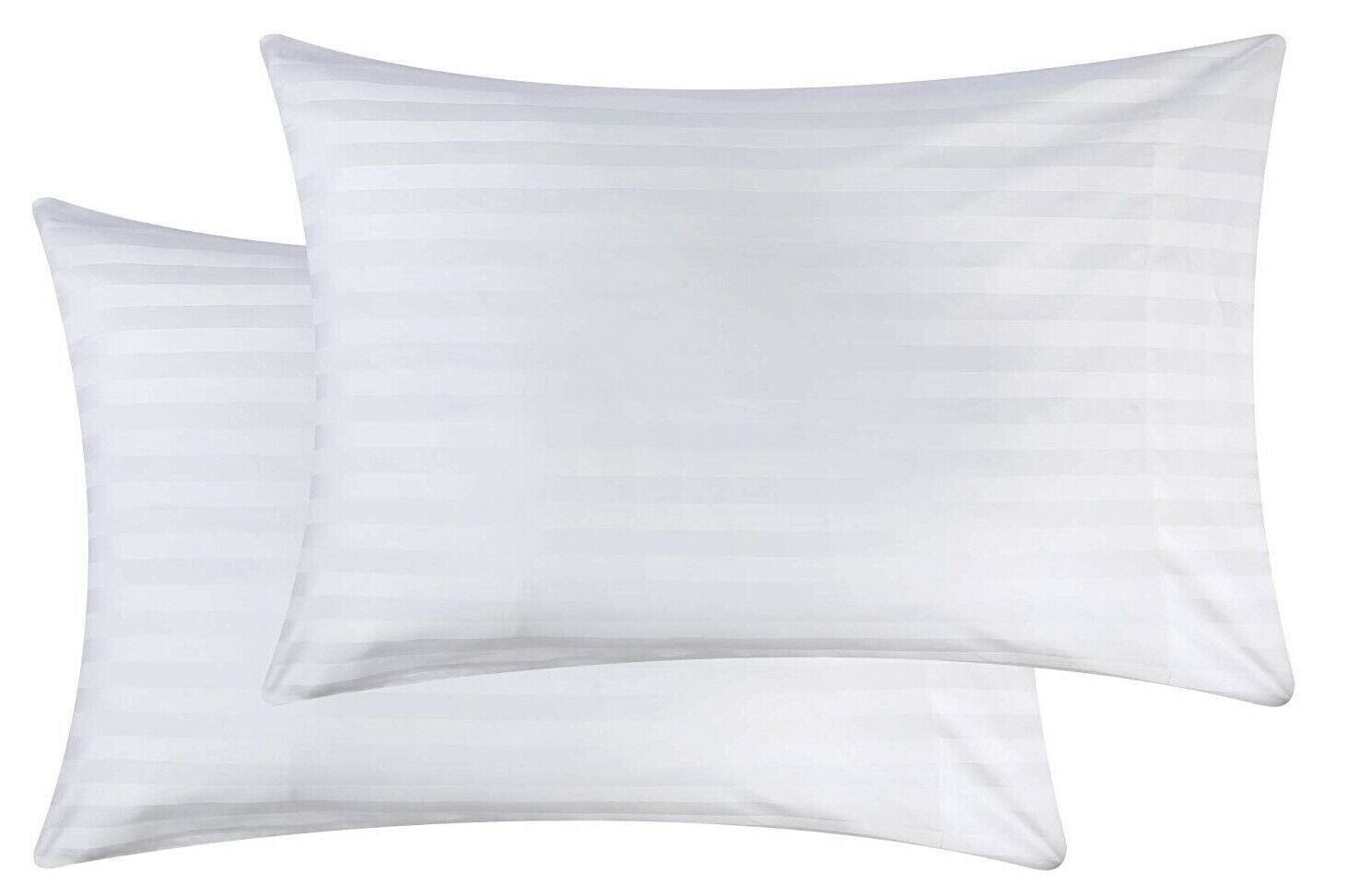 Pack of 4 Zipped WATERPROOF QUILTED Pillow Protectors Hypoallergenic Soft Covers