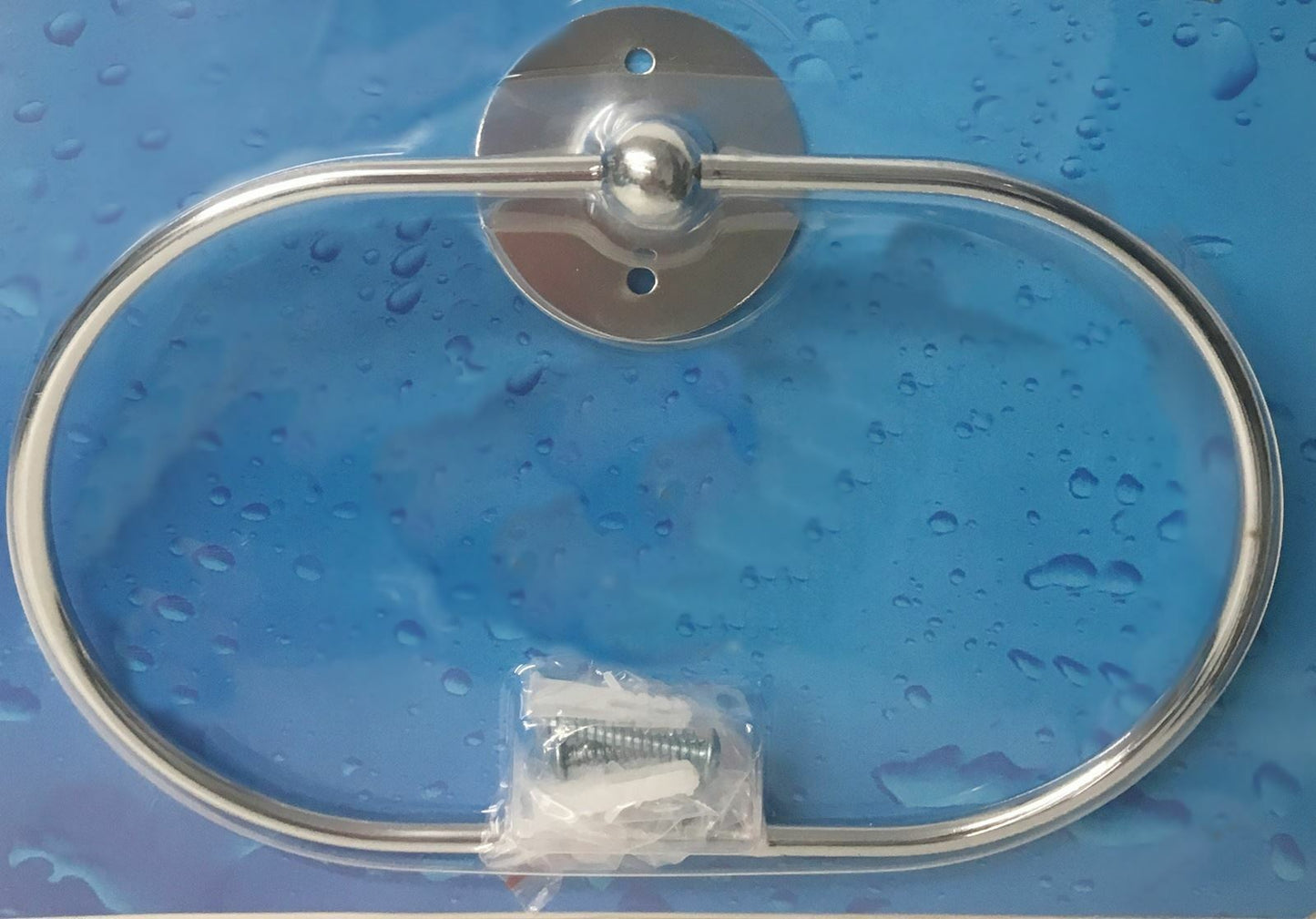 Wall Mounted Chrome Metal Hanging Toilet Paper Roll Holder with Fittings