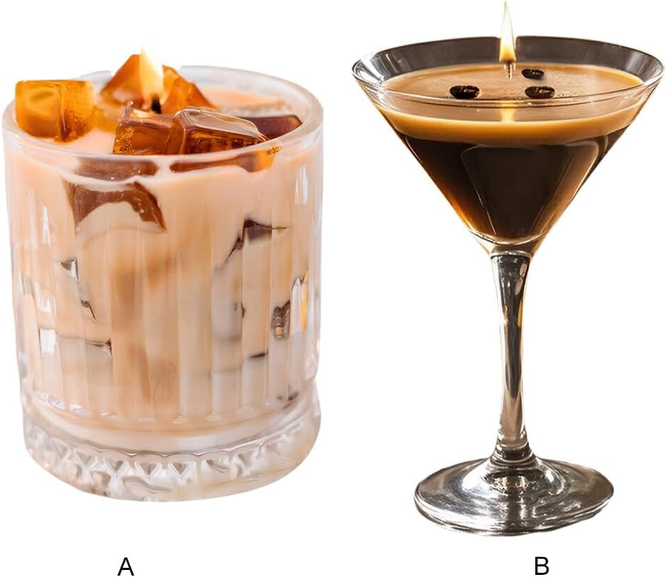 Aromatic Candles Unique Soy Wax Aromatherapy Experience Natural Wax Candles Glass Long Lasting Scented Candles DIY, 2