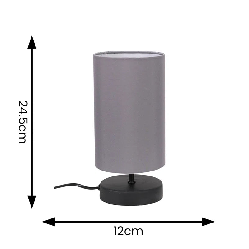 Romica Touch Table Lamps with Fabric Shades