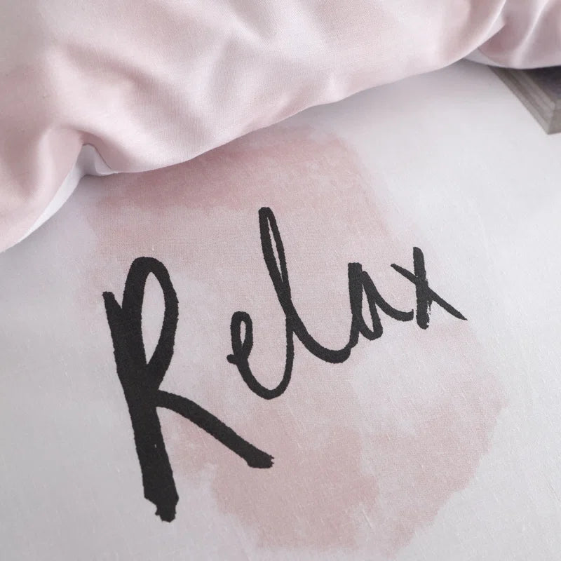 Sleep Dreams Reversible Duvet Cover Set with Pillowcases