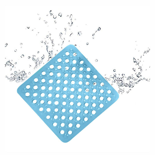BATH SHOWER MAT NON SLIP PVC BATHROOM RUBBER MATS anti SLIP SUCTION 43 X 43 Cm