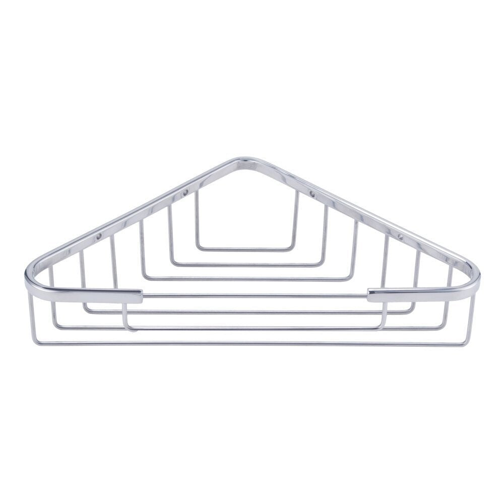 Bathroom Wall Mounted Corner Stainless Steel Caddy Storage Shelf Rack Basket