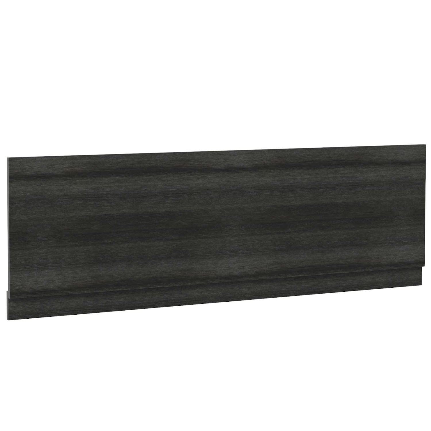 Modern Bathroom 1700 Front & 700 End Bath Panel Pack MDF Charcoal Grey Plinth