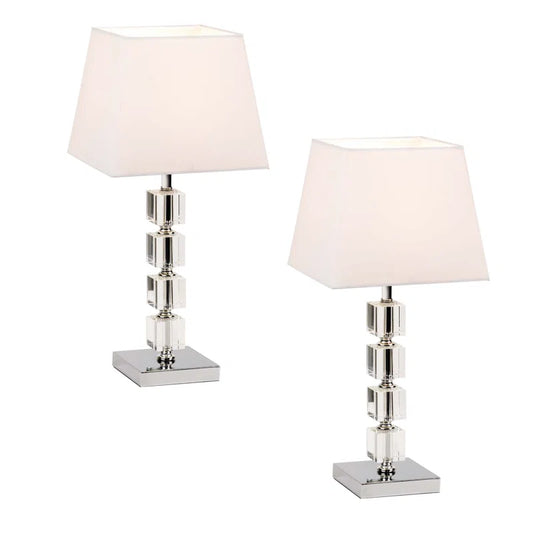 New Haven 43.5Cm Silver Table Lamp