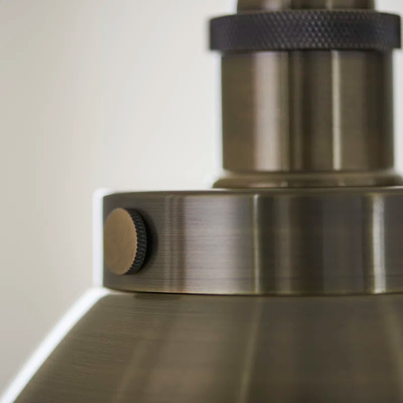 Howze 1 - Light Antique Brass Dome Pendant