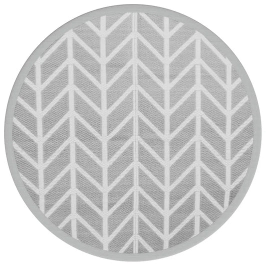 Westrem Double Layer Grey Indoor / Outdoor Area Rug