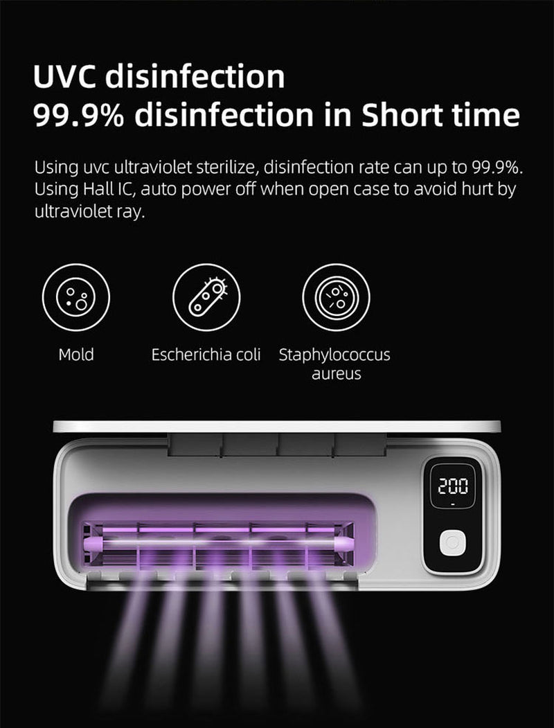 Caredite 2023 Toothbrush Sterilizer Holder with New Multi Colors, Fast Drying Professional Home Toothbrush Sterilizer Protect Your Family Oral Health Bathroom Wall-Mounted Adjustable