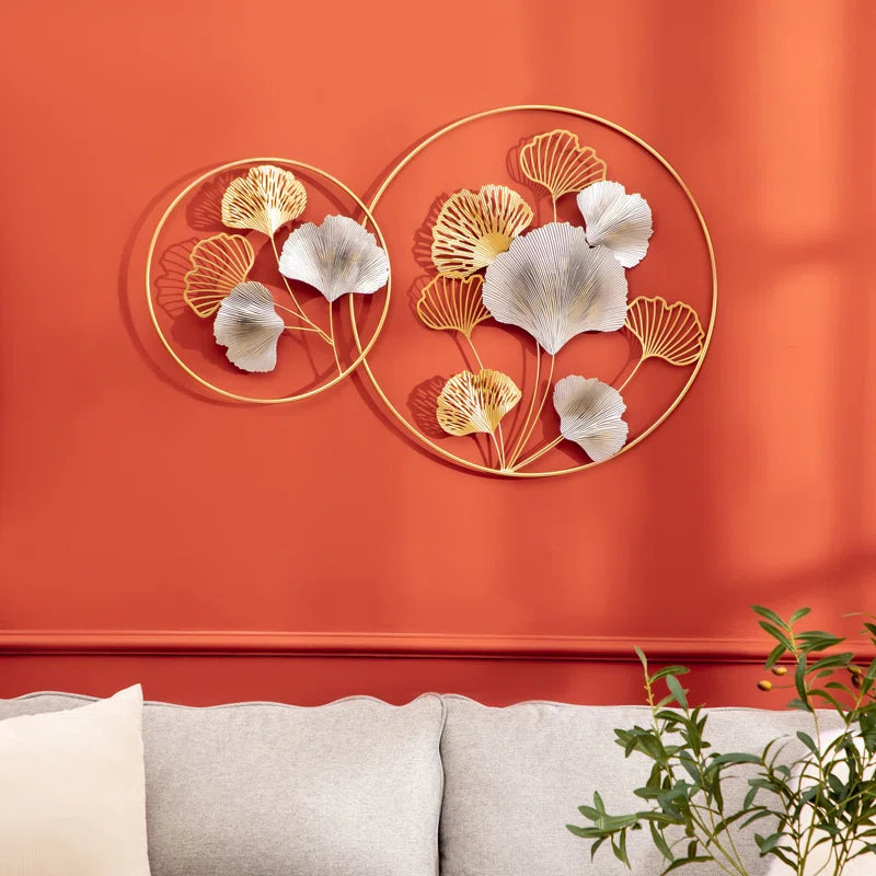 Glam Abstract Wall Decor on Metal