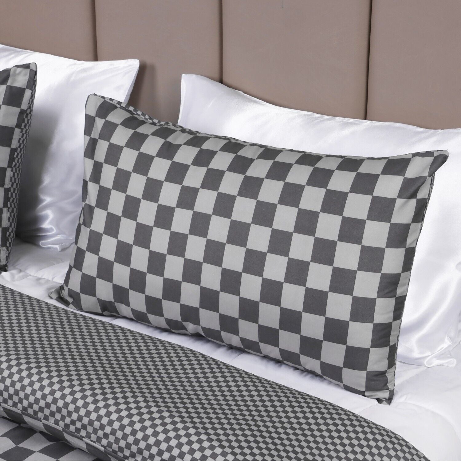 Luxury Reversible Duvet Cover Quilt Cover Bedding Set Single Double King Size