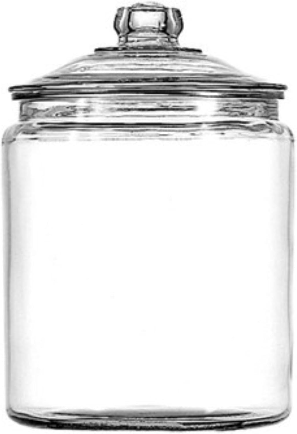 Heritage Hill 1 Gallon Glass Jar with Lid, Set of 2