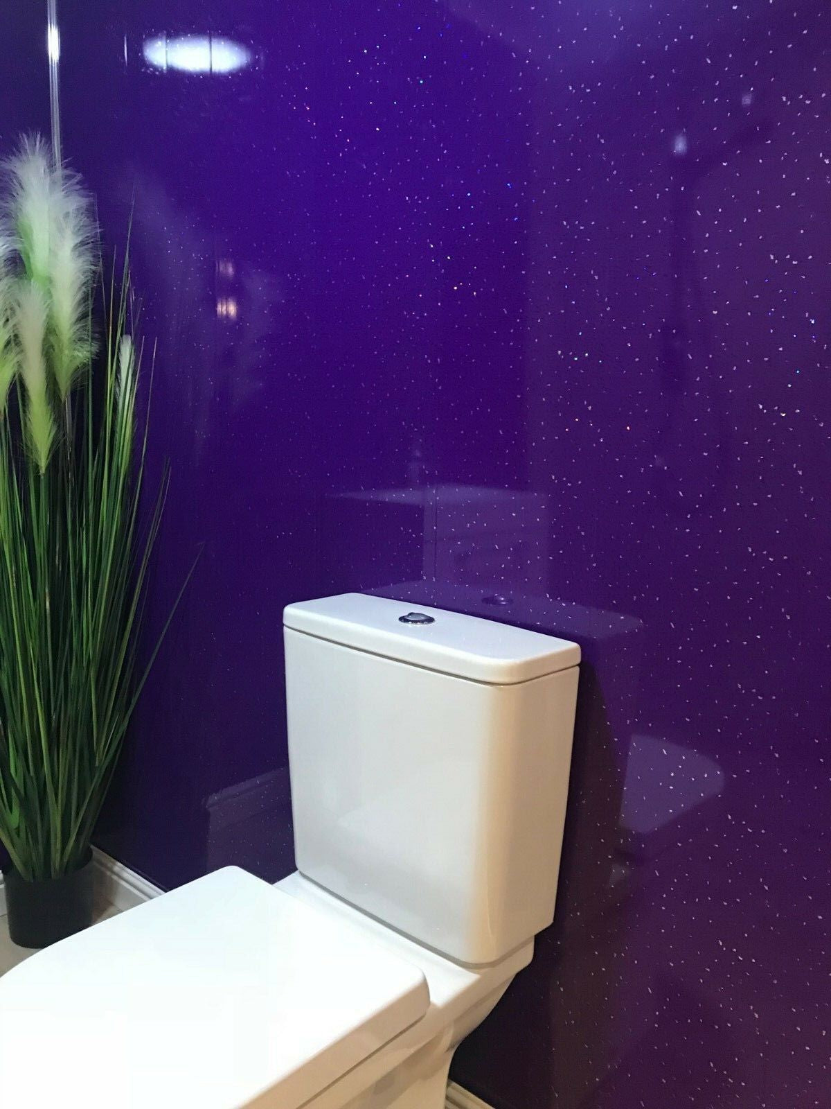 10 White Black Grey Sparkle & Marble Shower Wall Panels PVC Bathroom Cladding