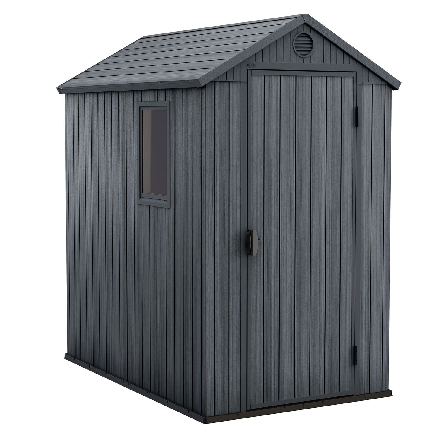 Keter Darwin Outdoor Garden Tool Storage Shed W/Window