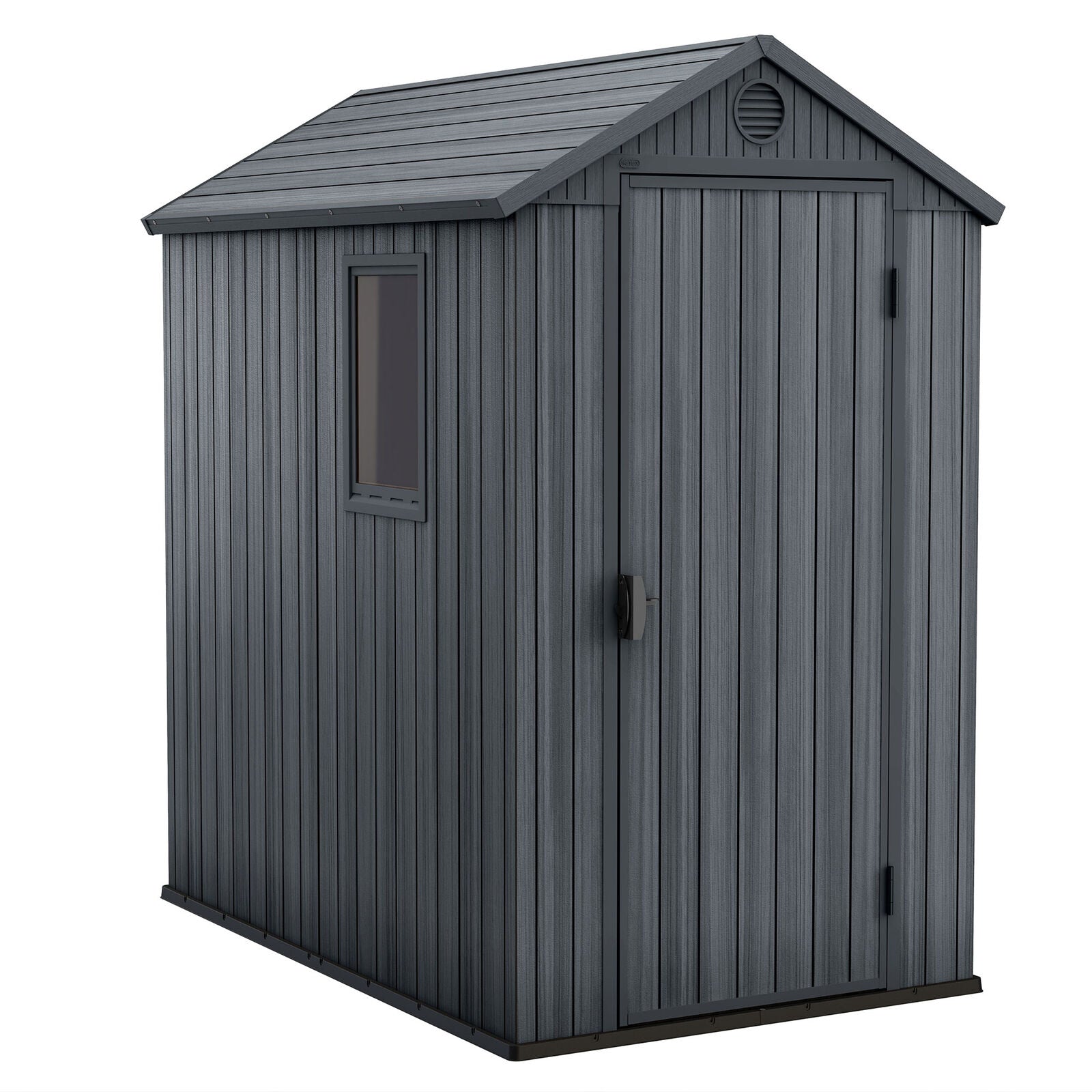 Keter Darwin Outdoor Garden Tool Storage Shed W/Window