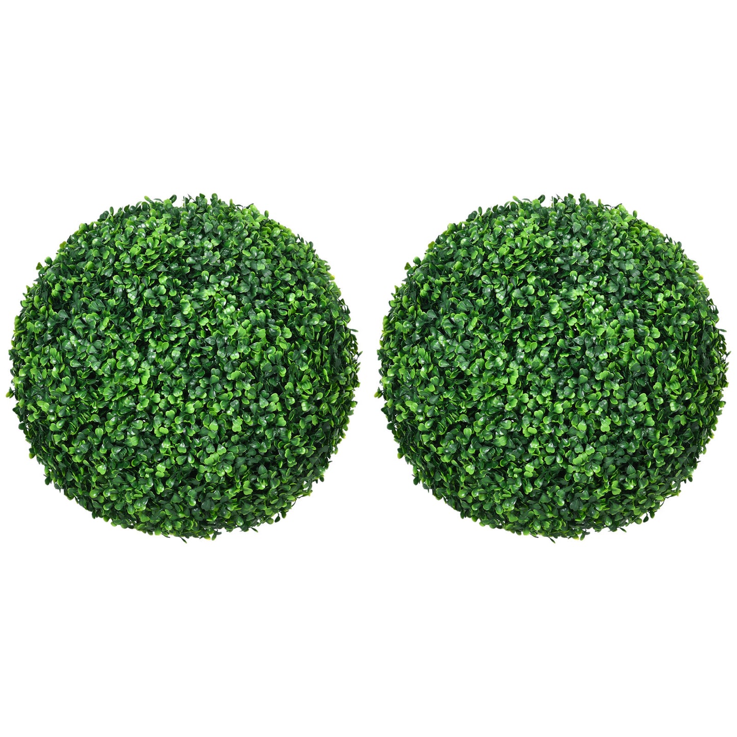 40Cm Artificial Topiary Balls Set of 2 Hanging Faux Boxwood Balls for Home