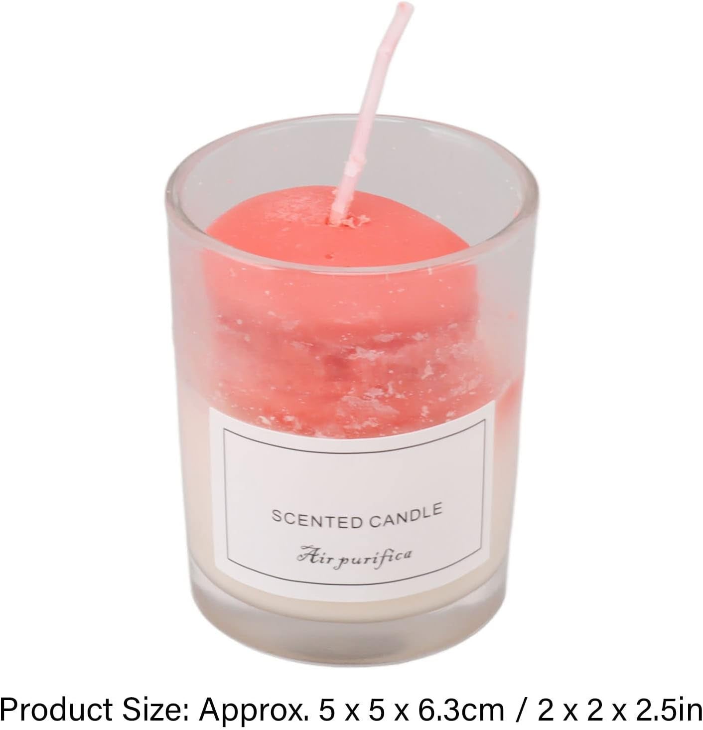 Soy Scented Aromatherapy Candle Gifts, Low Temperature Ease Mood Purify Indoor Air Set of 2 Smokeless Soy Aromatherapy Candles for Meditation (Type C Macaroon)