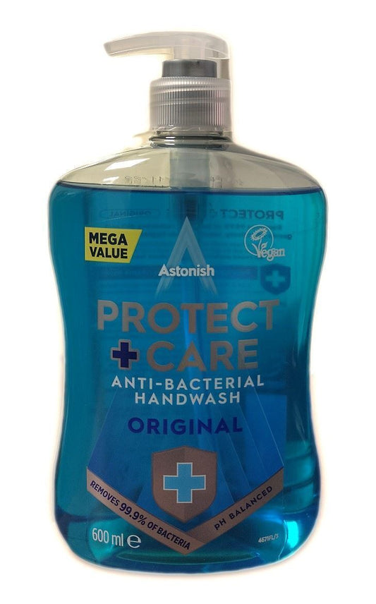ASTONISH PROTECT + CARE ANTIBACTERIAL HANDWASH ORIGINAL 600ML