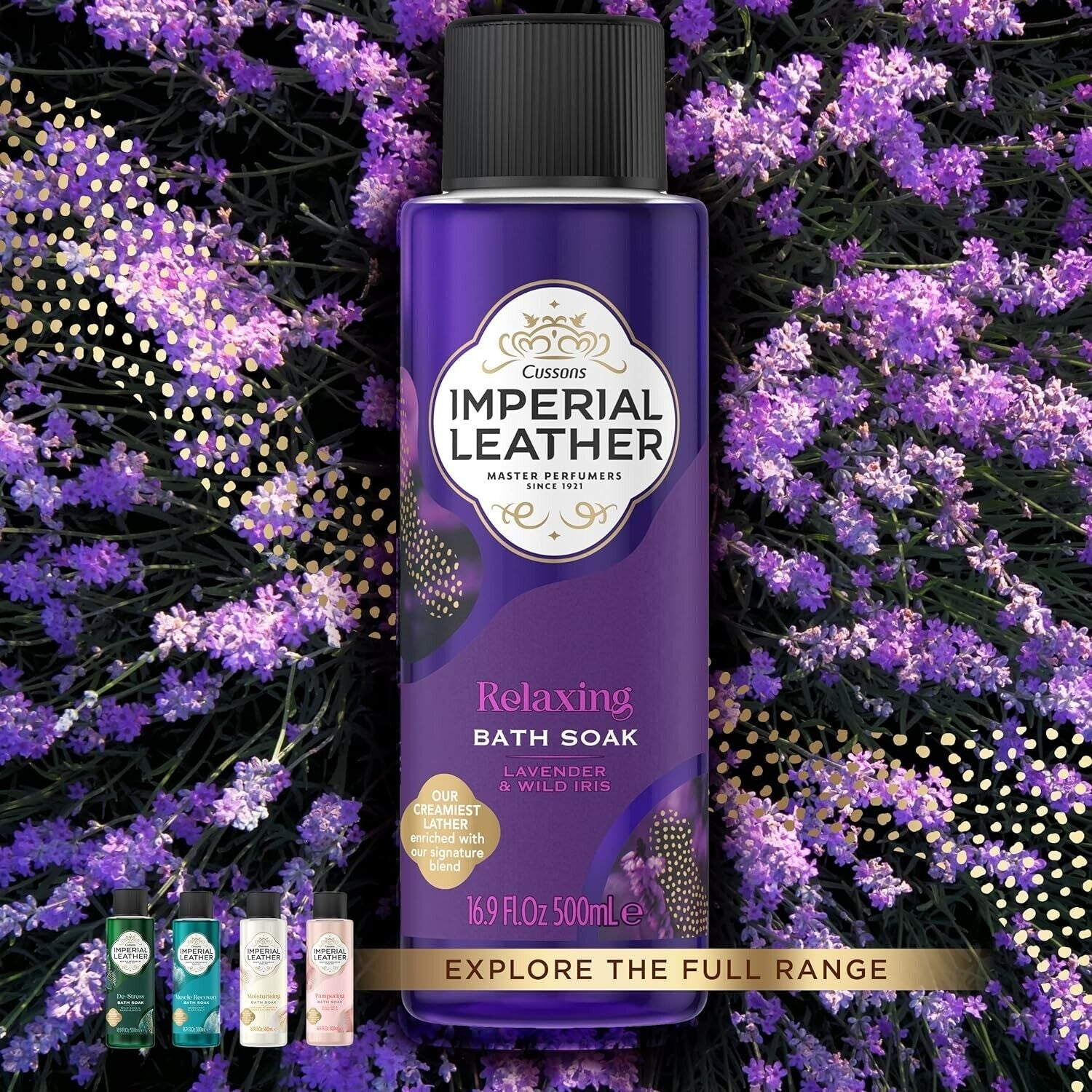 Cussons Imperial Leather Moisturising Relaxing Bubble Bath Soak 4 X 500Ml