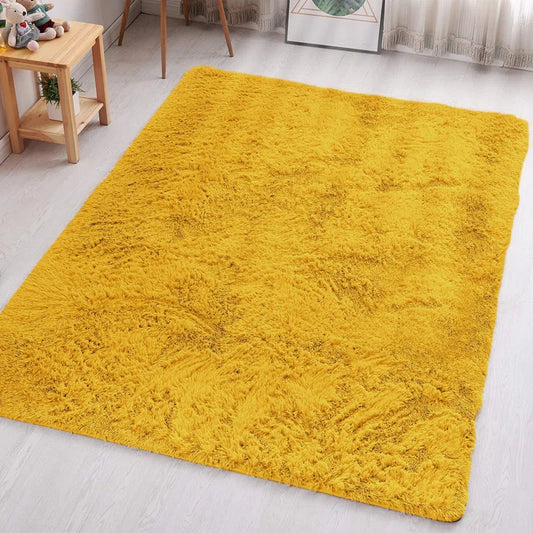 Indoor/Outdoor Living Room Deep Pile Shaggy Area Rug